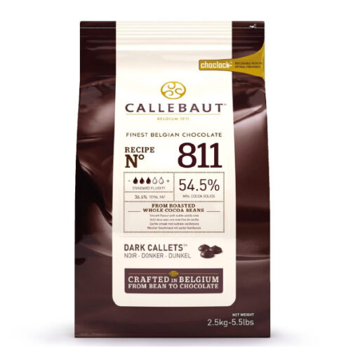 Callebaut mørk chokolade - 2,5 kg