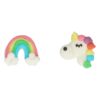 Funcakes Sukkerpynt unicorn og regnbue - 8 stk - Billede 2