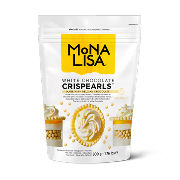 Callebaut Crispearls White 800g - Mona Lisa