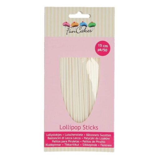 Slikkepinde – Lollipop Sticks – 15cm - 50 stk