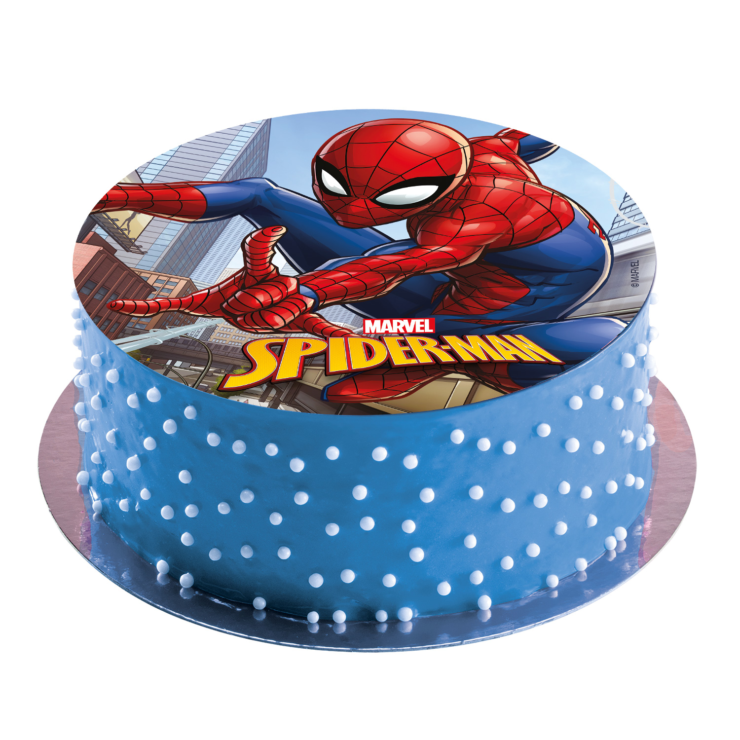 Spiderman Sukkerprint Ø20cm – Dekora - Billede 2
