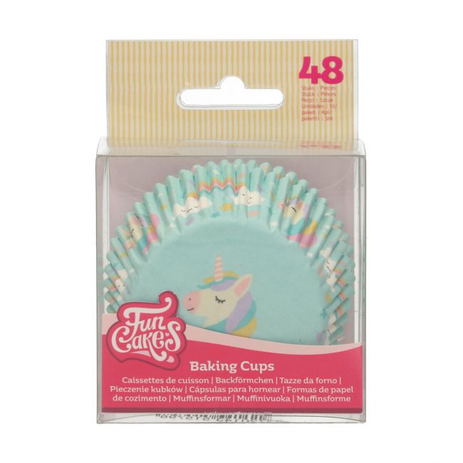 Unicorn Muffinsforme, 48 stk. - FunCakes - Billede 2