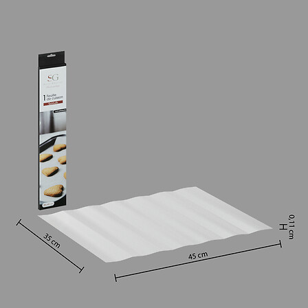 Genanvendeligt bagepapir / bageark - Billede 2