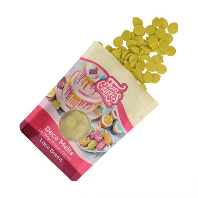 Deco Melts Lime Grøn 250g – FunCakes