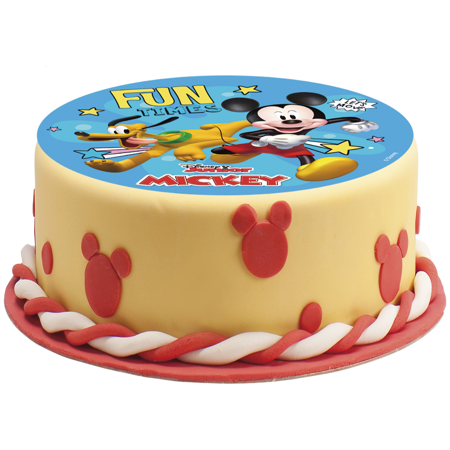 Disney Junior Mickey Mouse Sukkerprint Ø15,5cm – Dekora - Billede 2