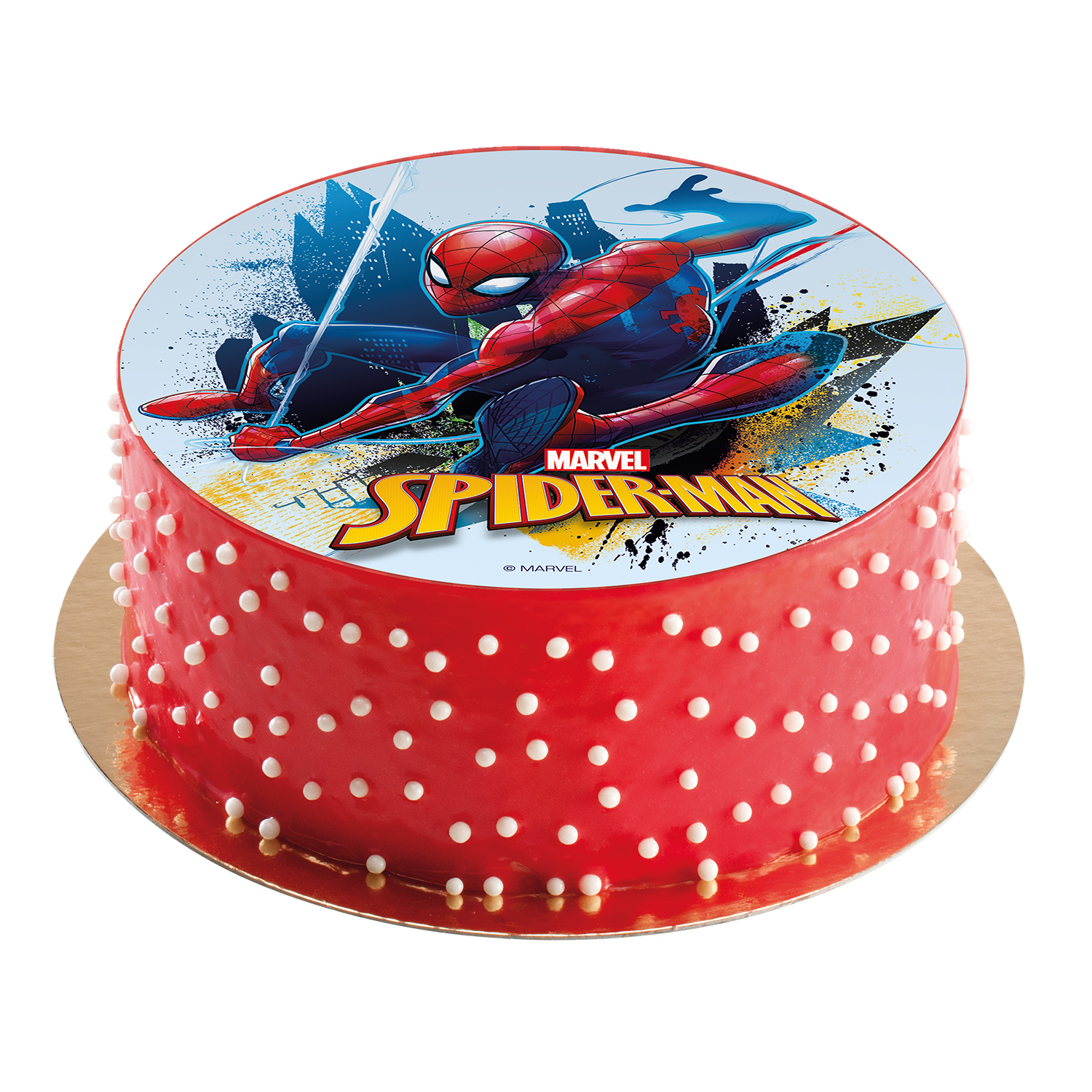 Spiderman Sukkerprint Ø16cm – Dekora - Billede 2