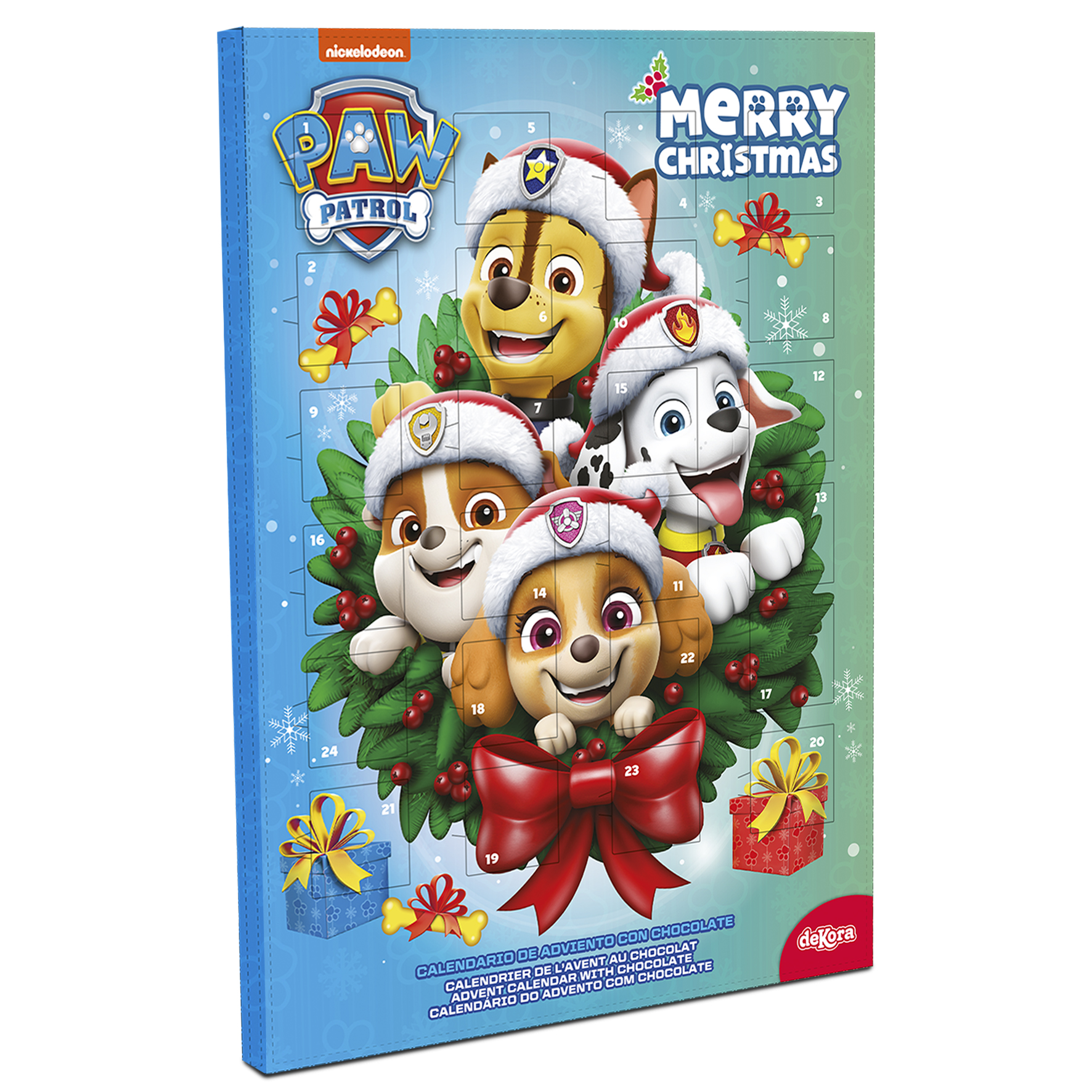 Paw Patrol julekalender m. chokolade