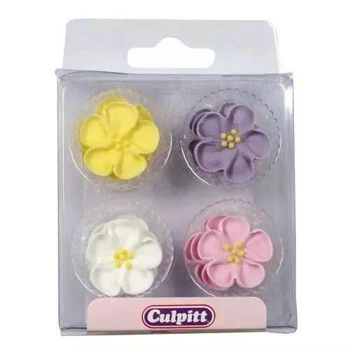 Sukkerpynt Blomster Roser 12 stk. - Culpitt