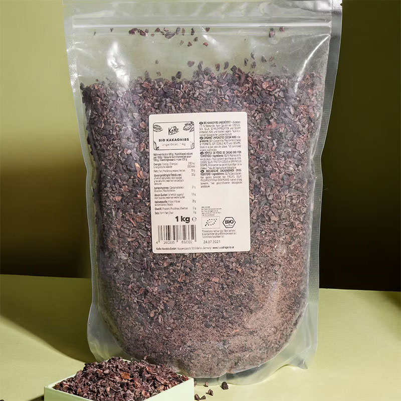 Økologiske kakaonibs 1 kg
