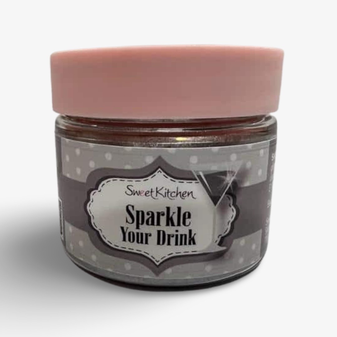 Sparkle Your Drink Silver 10 g. Sølv Glimmer til drinks til billig pris