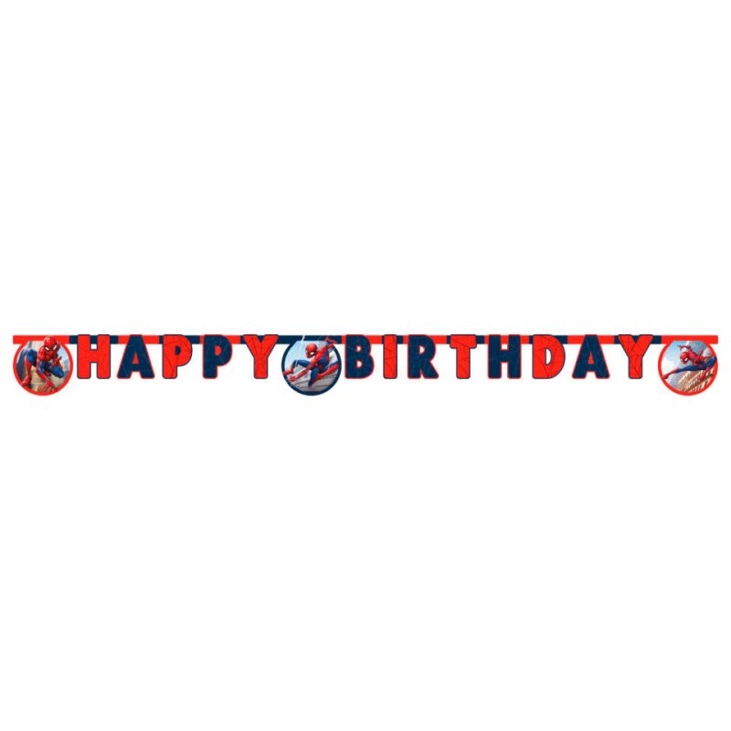 Happy Birthday Girlang spiderman (2m) main image 1