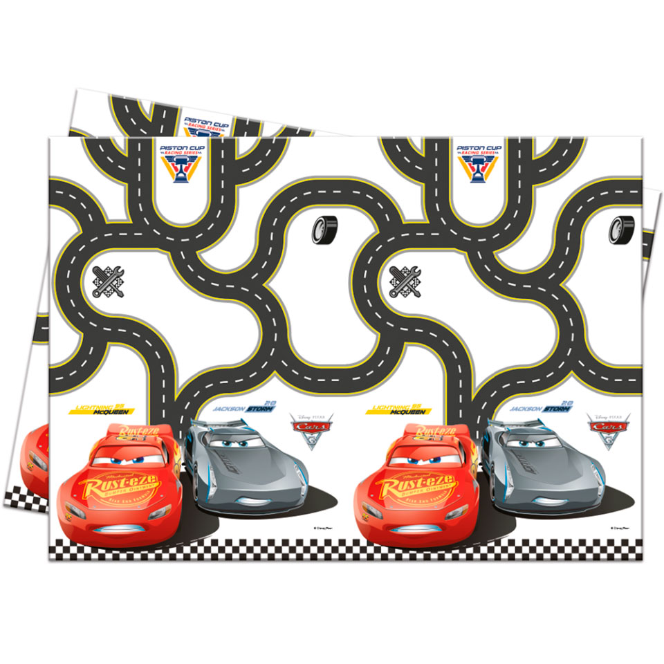 Cars m. McQueen Dug - 120 x 180 cm