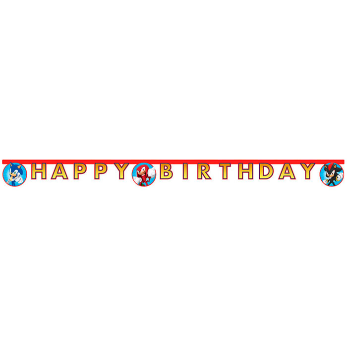 Sonic Fest Banner m. "Happy Birthday"