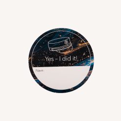 Student Klistermærke Ø 5 cm - 50 stk.