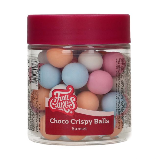 Chrispy Chokolade Kugler Sunset 130g. - FunCakes - Billede 2