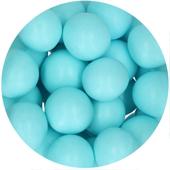 Chrispy Chokolade Kugler Pearl Blue 130g. - FunCakes