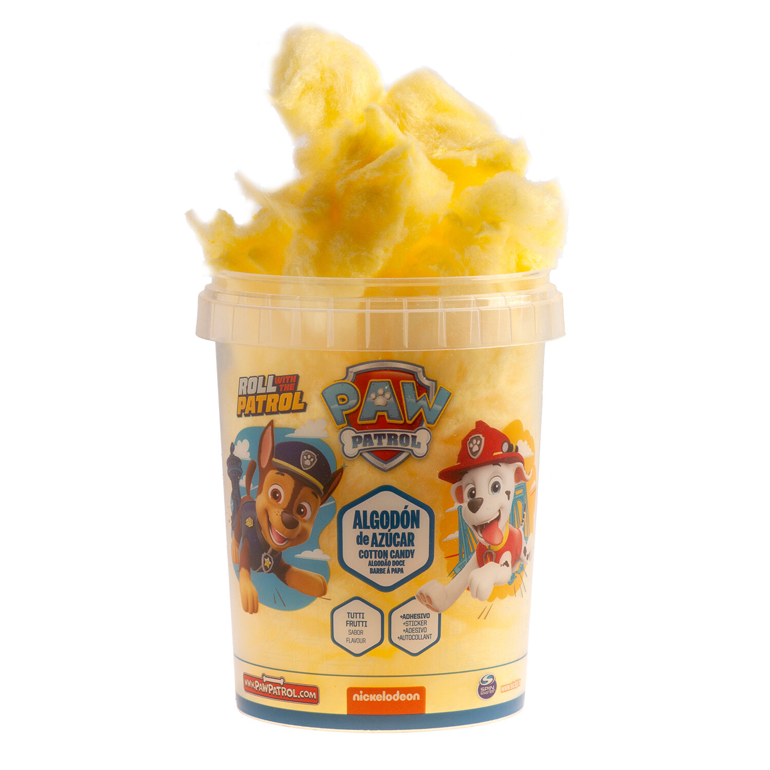Candyfloss med Paw Patrol tema