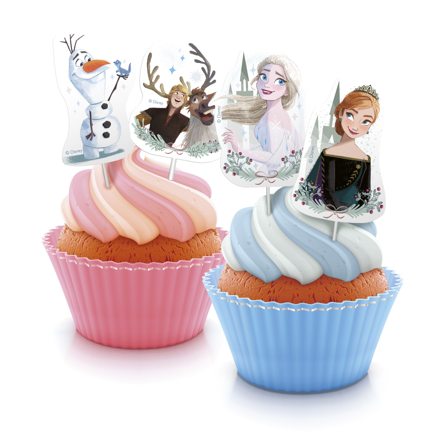 Kagepynt Frost / Frozen 16 stk. - Dekora - Billede 2