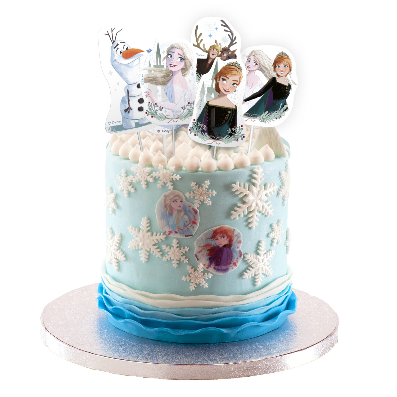 Kagepynt Frost / Frozen 16 stk. - Dekora - Billede 3