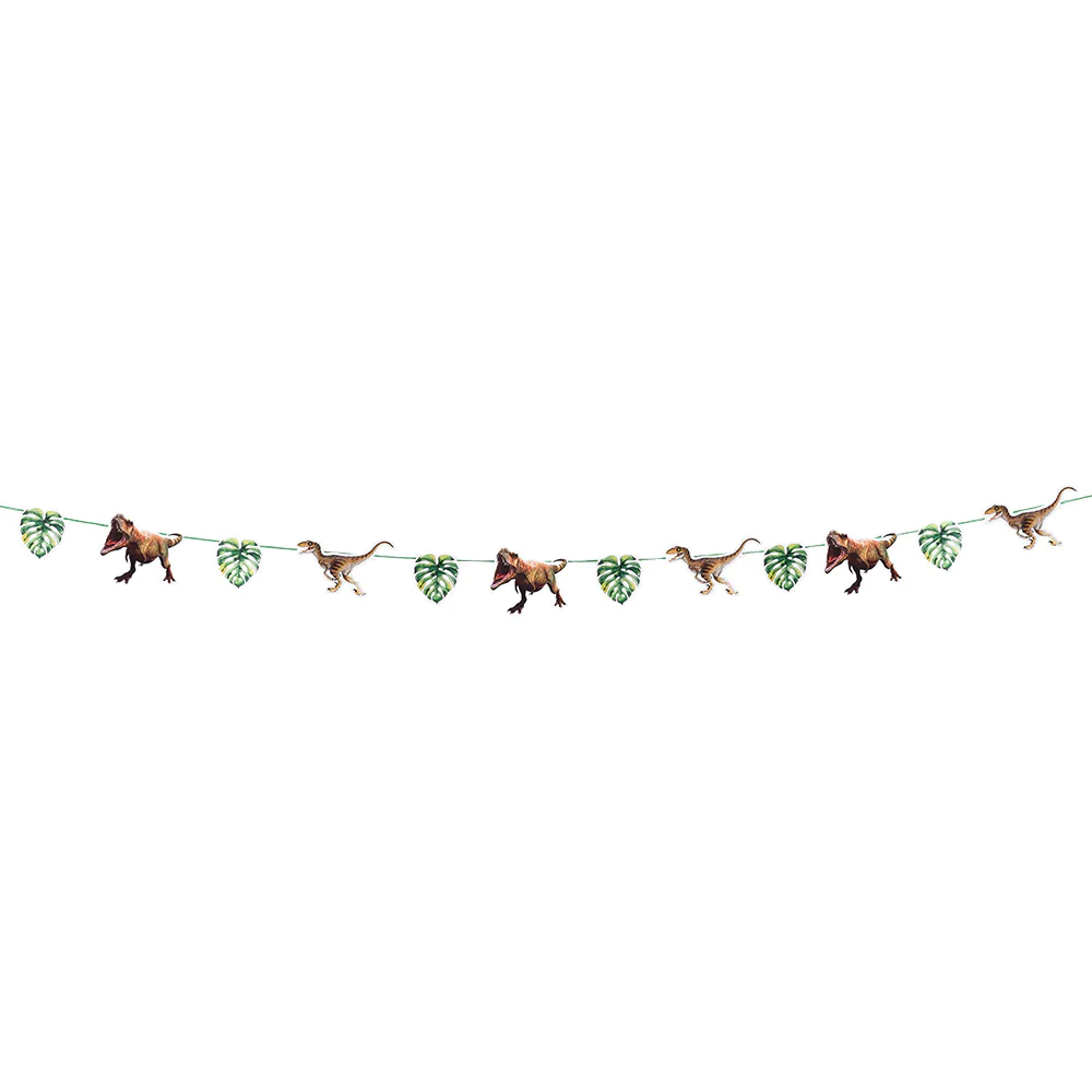 Dinosaur T-Rex Fest Guirlande - 6 m - Billede 2