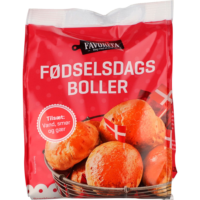 Fødselsdagsboller Bagemix 400g - Favorita