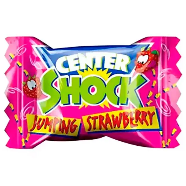 Chupa Chups Center Shock Strawberry Tyggegummi