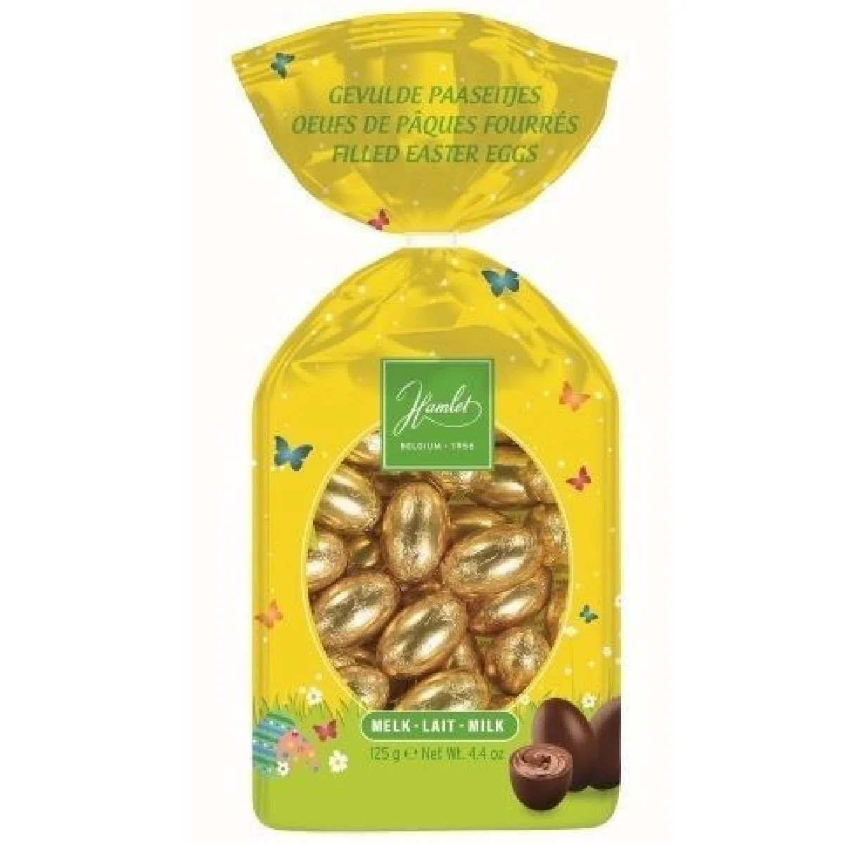 smaa-chokolade-paaskeaeg-lys-chokolade-med-hasselnoedde-fyld-125g