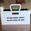 Ølkasse med Egen Tekst eller Logo – Passer til 6 dåser (330 ml)