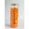 Opbevaringsglas med Bambuslåg (1700 ml) - Høj Model - BrandNewCake