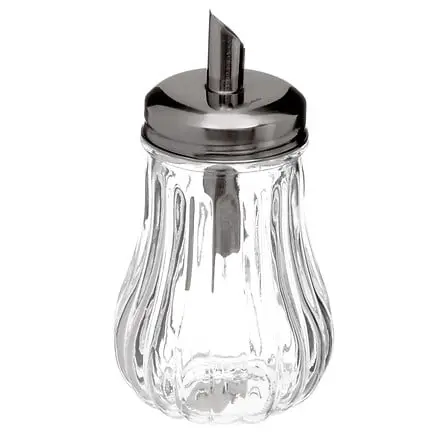 Sukkerstrø / Sukkerdispenser i Glas (14 cm) - Klassisk Design