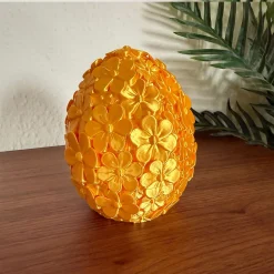 3D Printet Marguerit Påskeæg - Daisy Bloom Container – Valgfri Farve