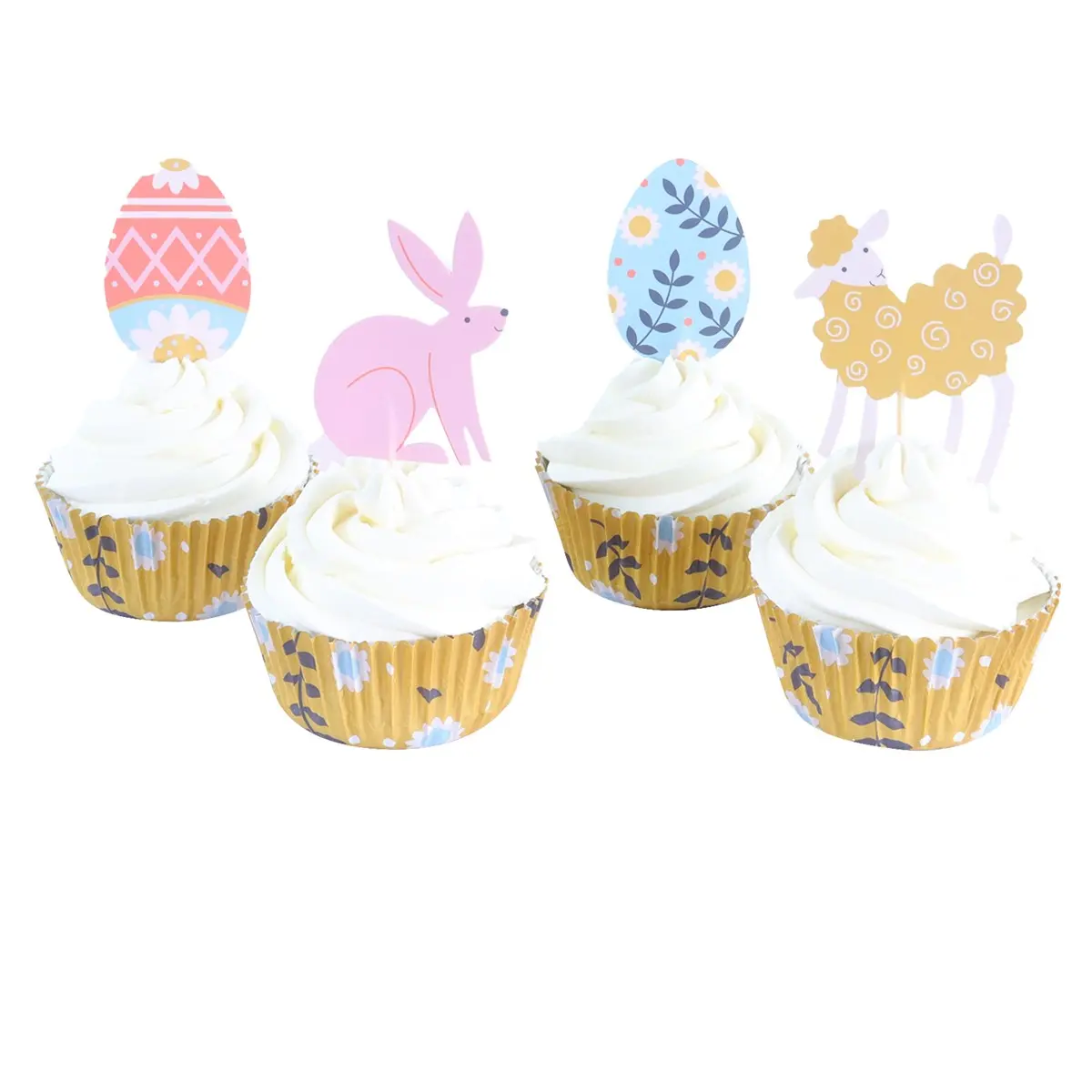 Cupcake Sæt – Happy Easter – 24 sæt – PME