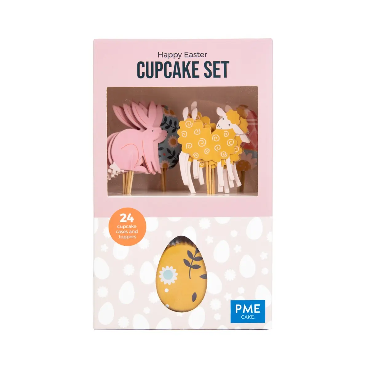 Cupcake Sæt – Happy Easter – 24 sæt – PME - Billede 2