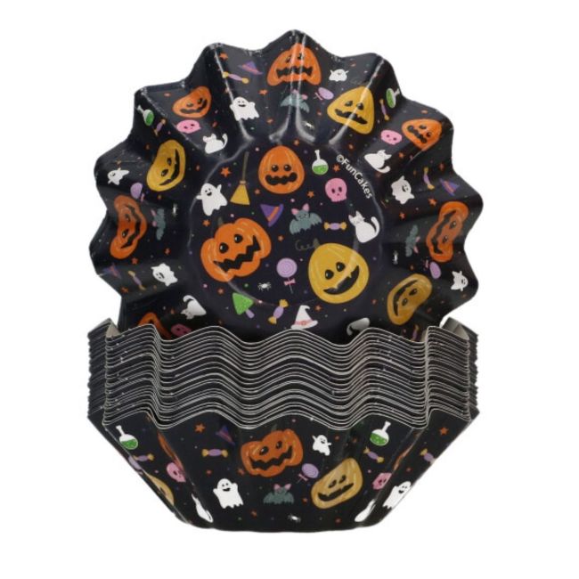 Halloween Bloom Muffinforme - FunCakes - 48 stk.