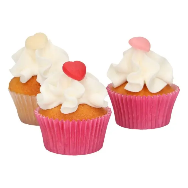 Sukkerhjerter Små Assorteret - 30 stk. - FunCakes - Billede 2