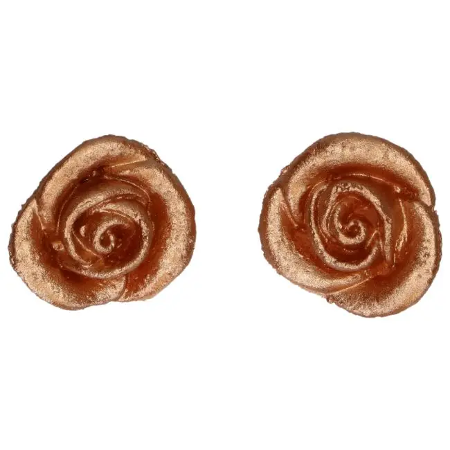 Sukkerroser Bronze - FunCakes - 6 stk. - Billede 2