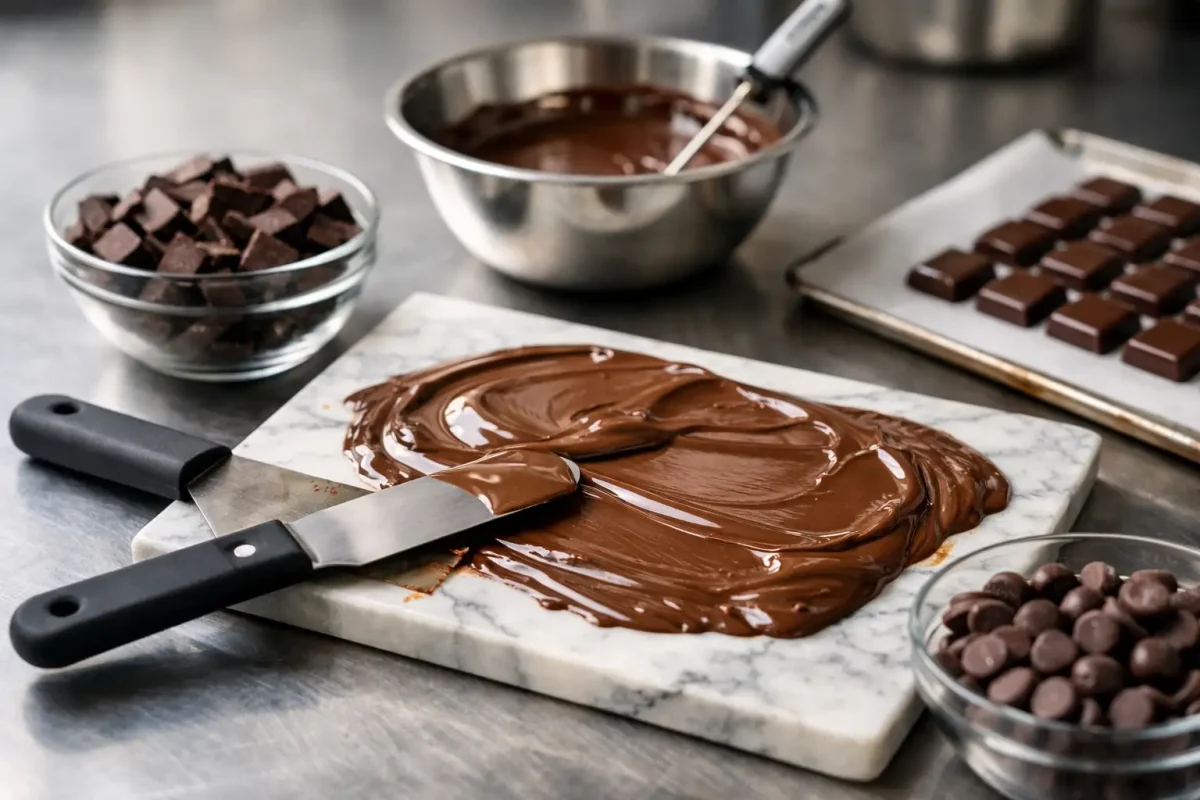 Hvordan tempererer man chokolade korrekt?