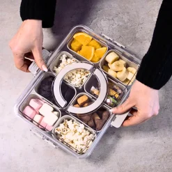 Salatboks med 8 rum