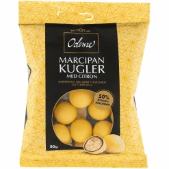 ODENSE Marcipankugler Citron 80 g