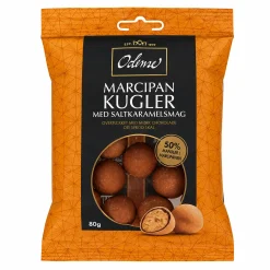 ODENSE Marcipankugler Saltkaramelsmag 80 g