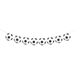 Papirguirlande Fodbold - 2 m