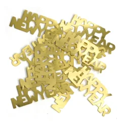 Bordkonfetti Happy New Year Guld 14 g