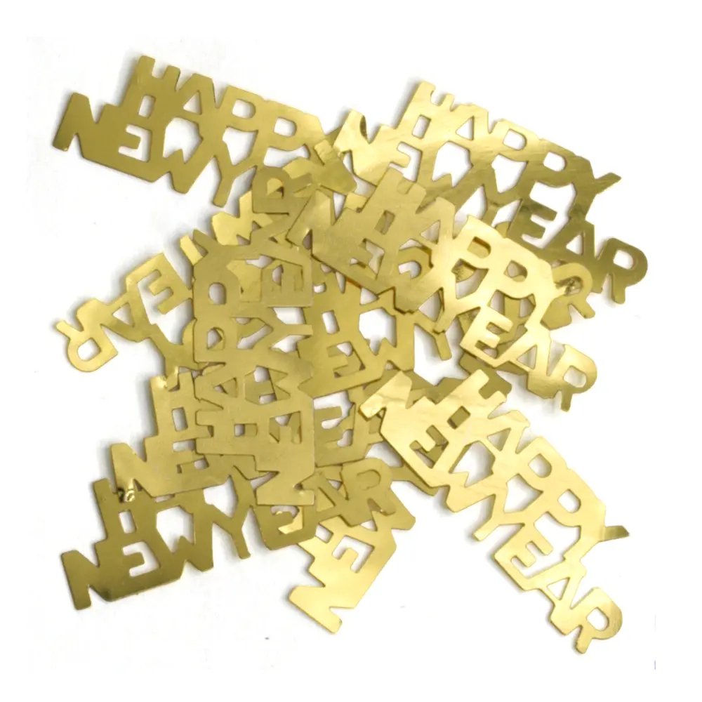 Bordkonfetti Happy New Year Guld 14 g