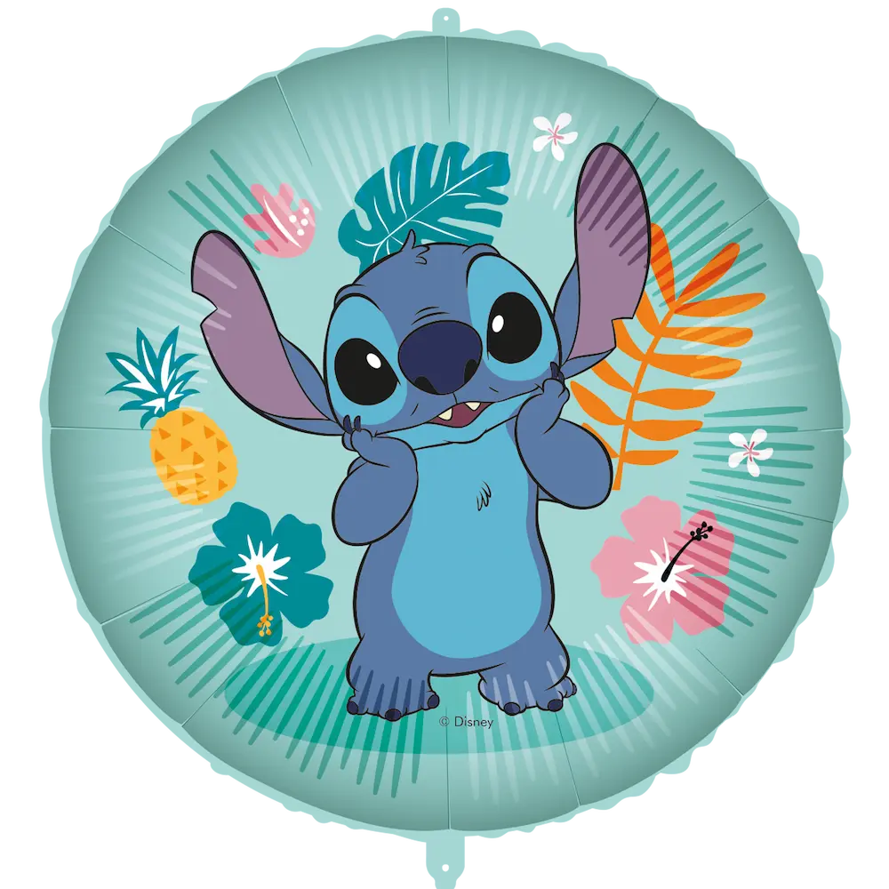 Folieballon Stitch Tropisk - 46 cm