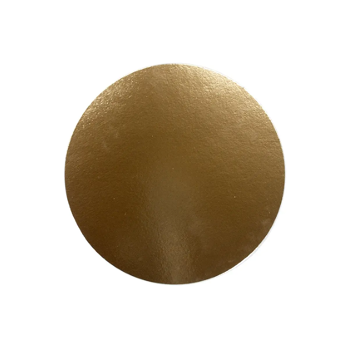 Kagepap Rund Guld/Hvid Ø24 cm