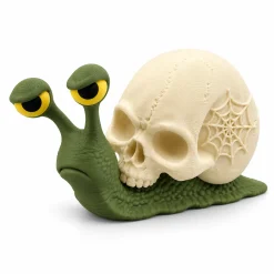 Kraniesnegl Skull Snail Grumpy Monsters 3D-Printet Figur