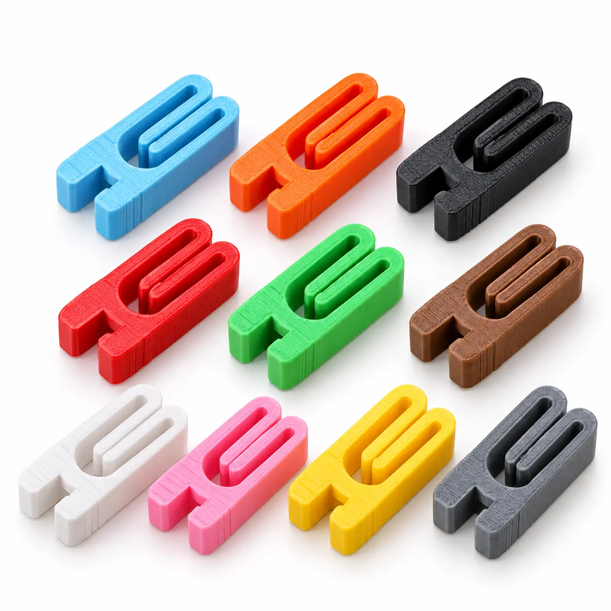 Mini Poselukkere Klemmer 3D-Printet – 10 stk. – Valgfri Farve - Billede 3