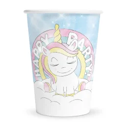 Papkrus Happy Party Enhjørning - 210 ml 8 stk. FSC