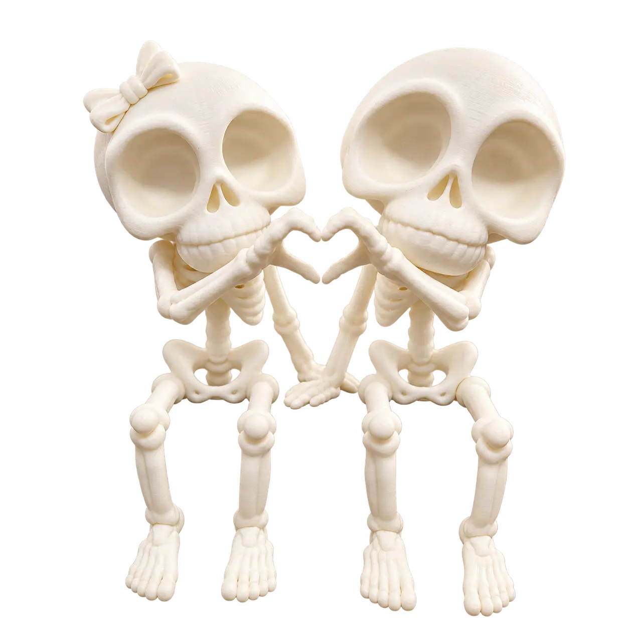 Skeletpar Hyldefigurer - 3D-Printet – Valgfri Farve - Billede 2