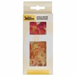 Alternative view of Spiselige vaffelpapir blomster og sommerfugle 30 stk. - Wilton